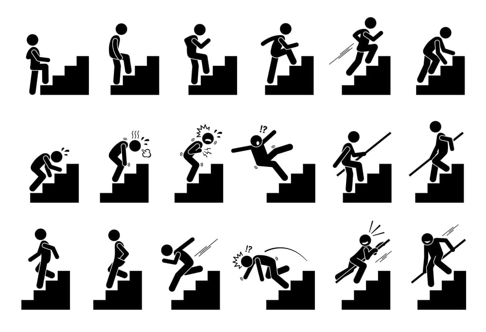 Probleme pour monter des escaliers