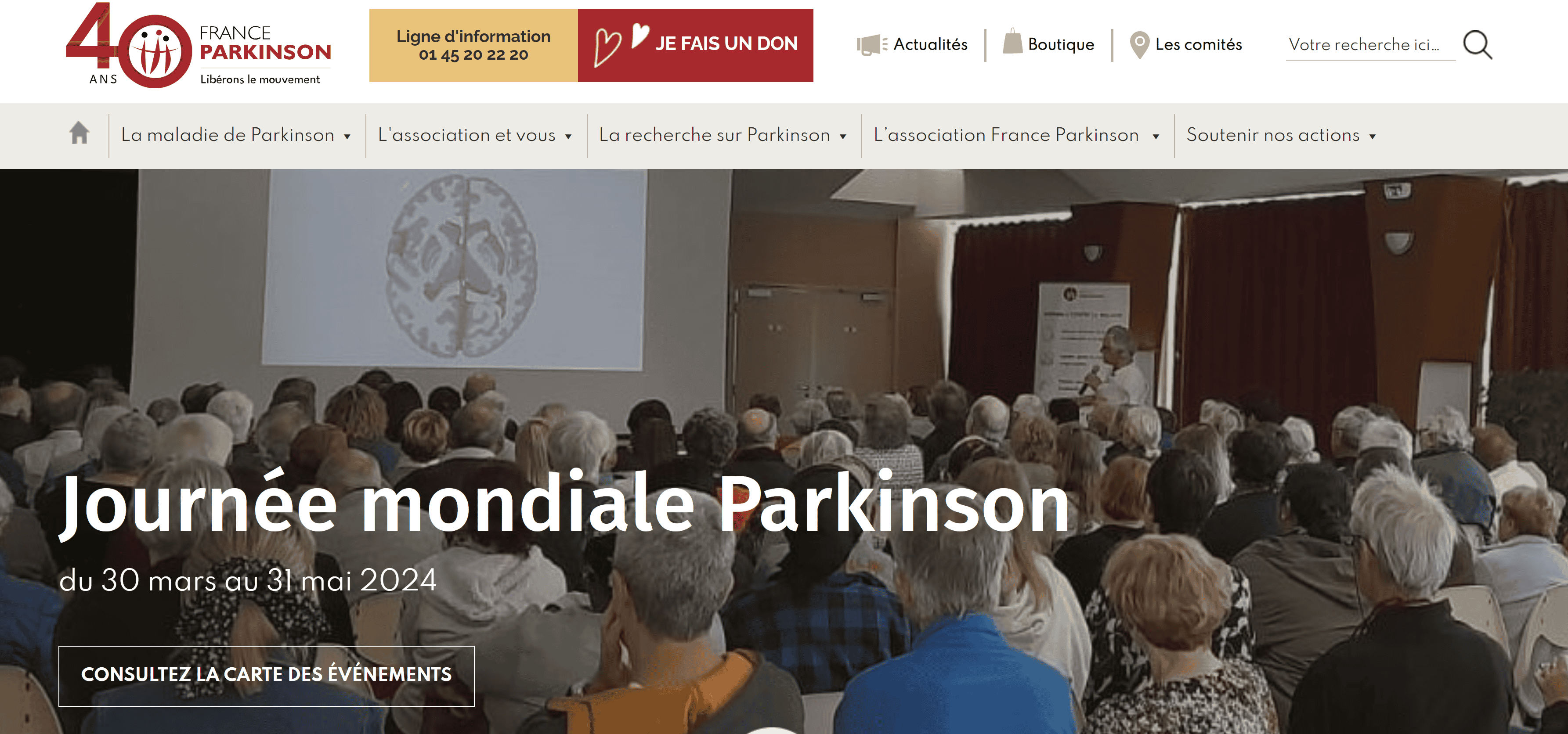 Journée mondiale Parkinson - France Parkinson
