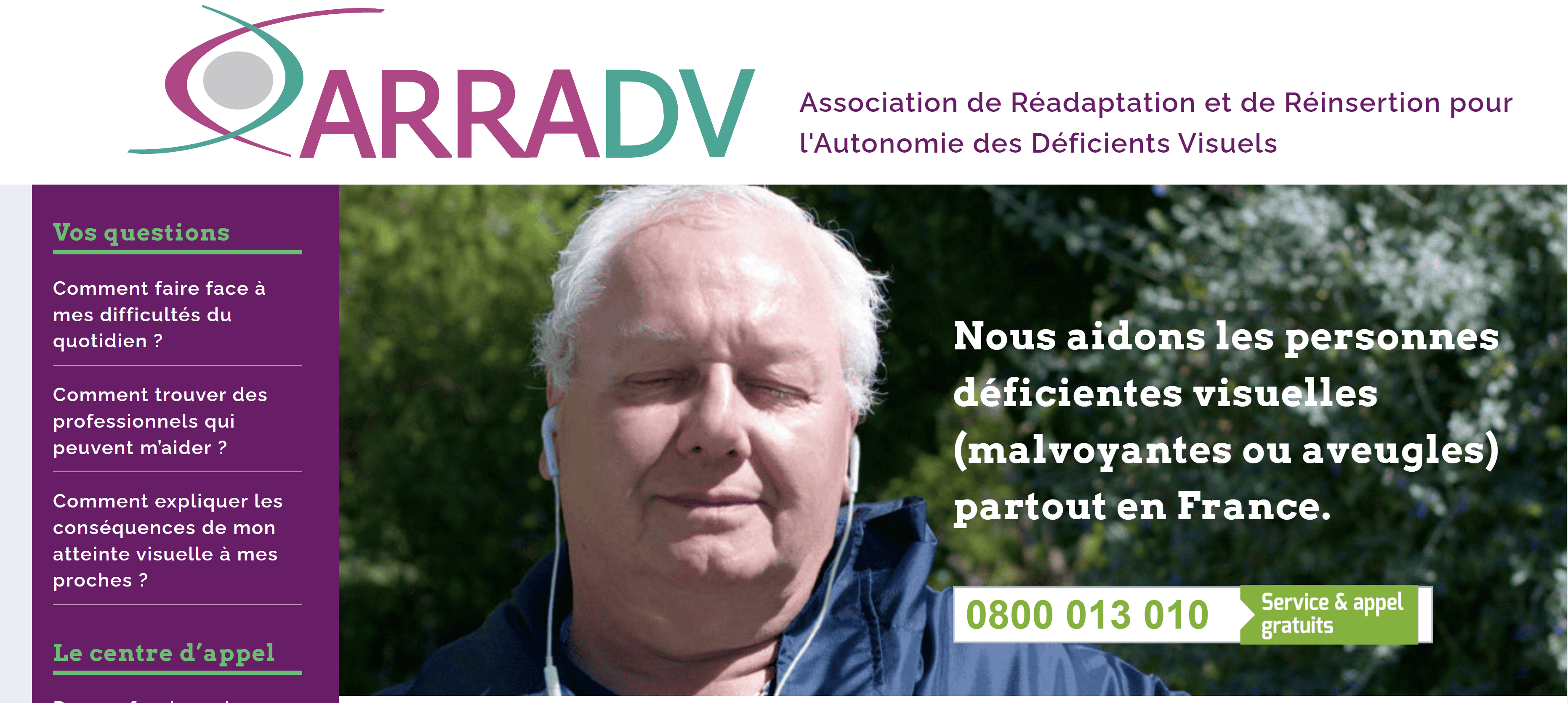 L'Association ARRADV contact