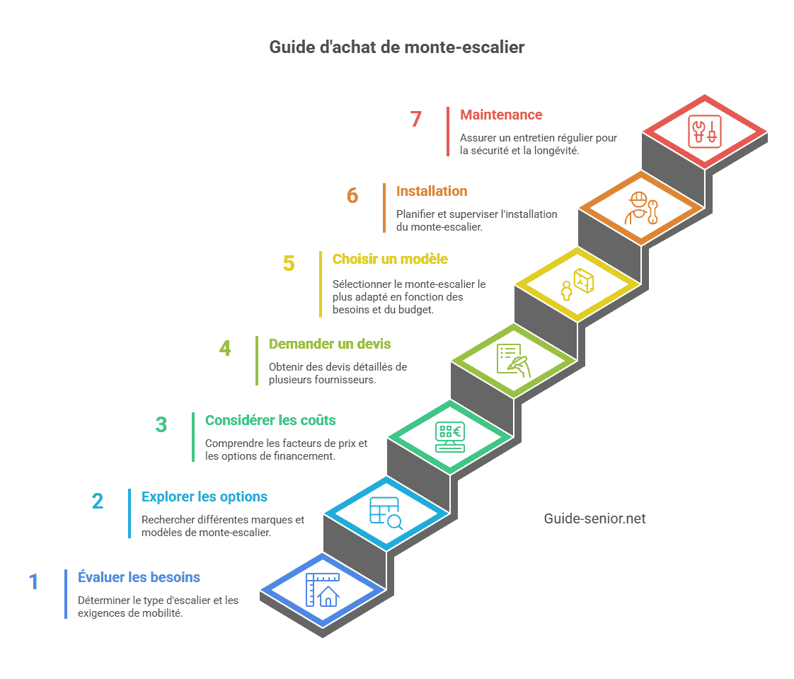 Guide d'achat d'un monte escalier